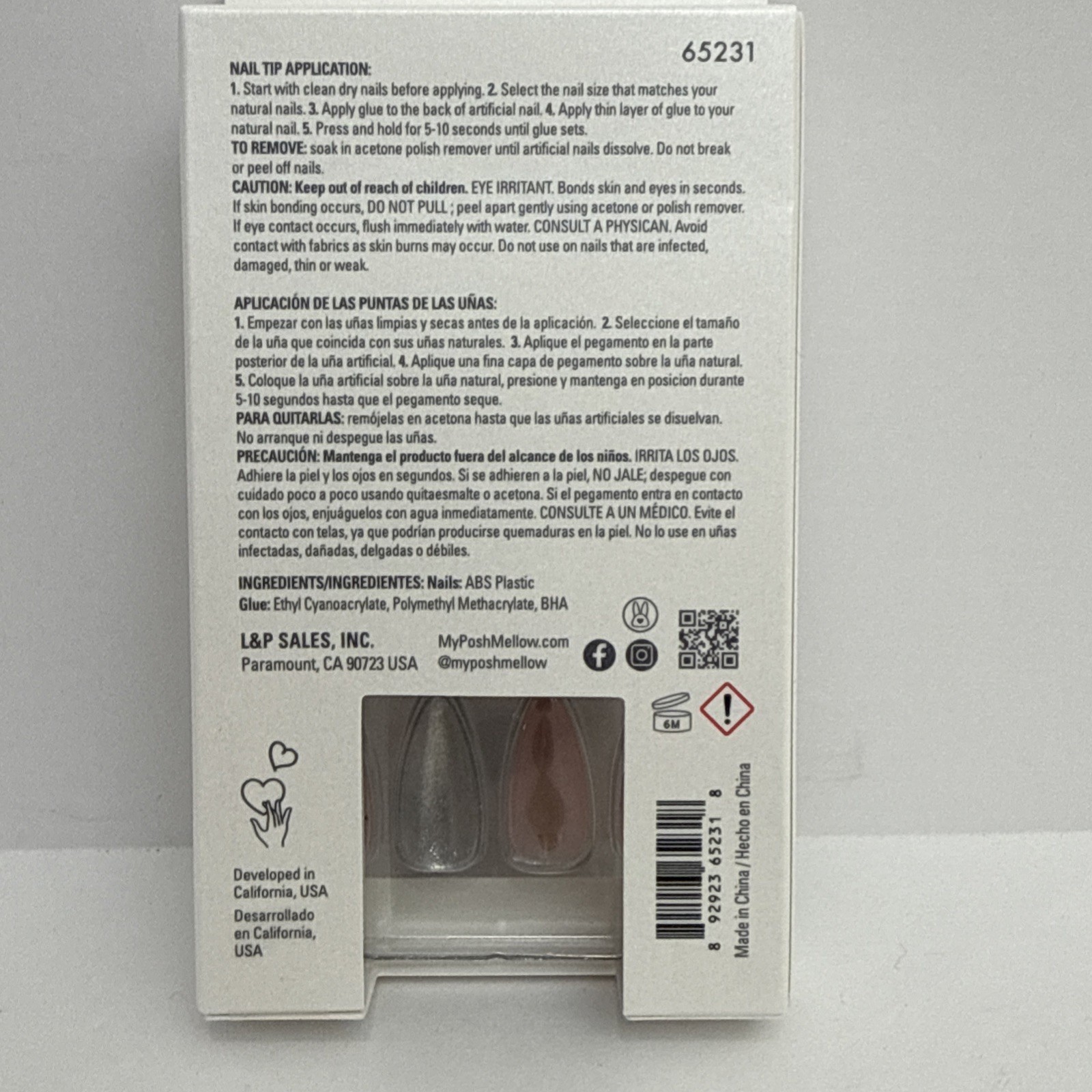 Poshmellow Maison Deluxe 24 Nails Glue Included – Kiss Of Pixie #65232
