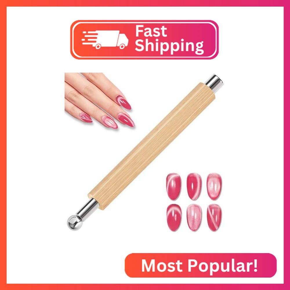 HungGato Cat Eye Magnet for Nails, Multifunctional Double-head Nail Polish Magne