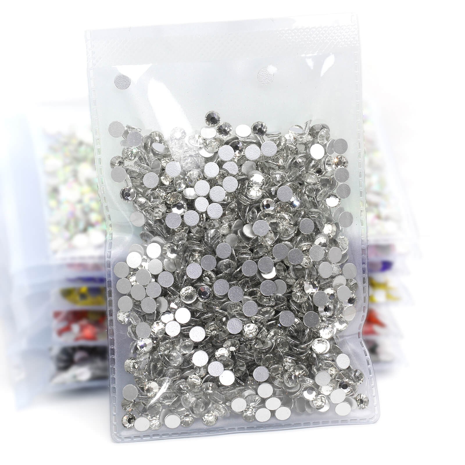 1440pcs/pack SS20(5mm) Flatback Nail Art Rhinestones Crystals Glass Glitter Gems