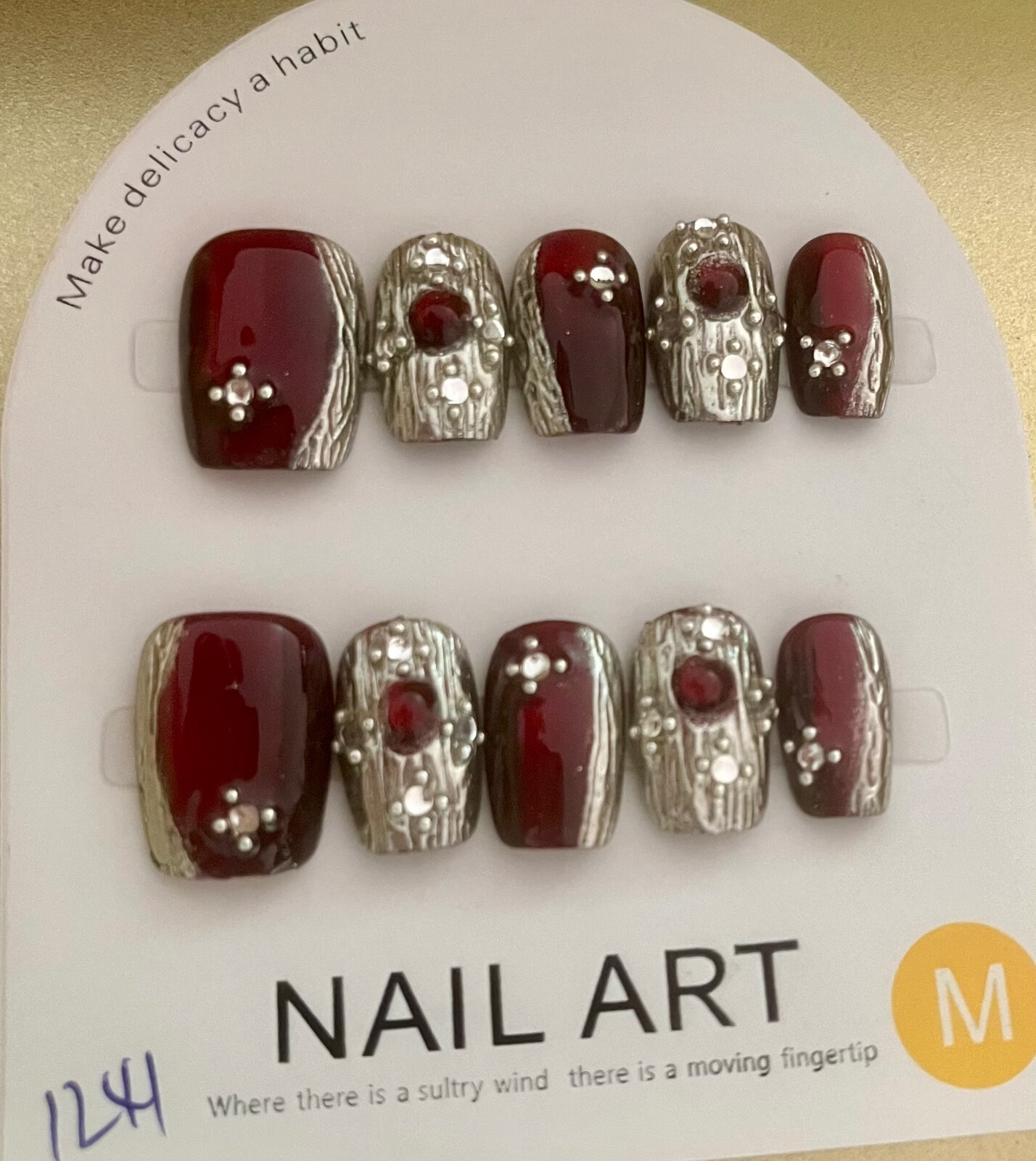 25Set Lot Price $111.9,100%Hand Made press on Nail, Free Glue&Essential Tools