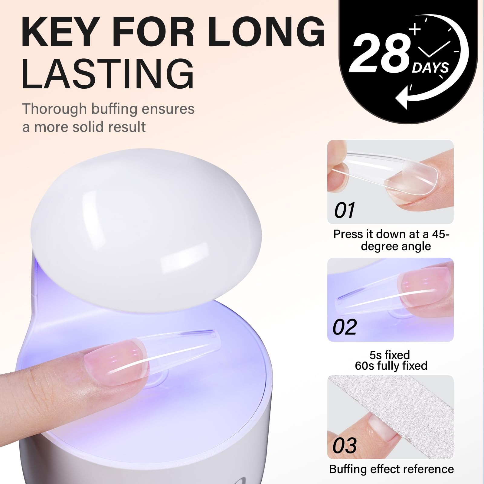 Solid Gel Nail Glue for Nail Tips Super Strong Gel Glues Professional Fake Ac…