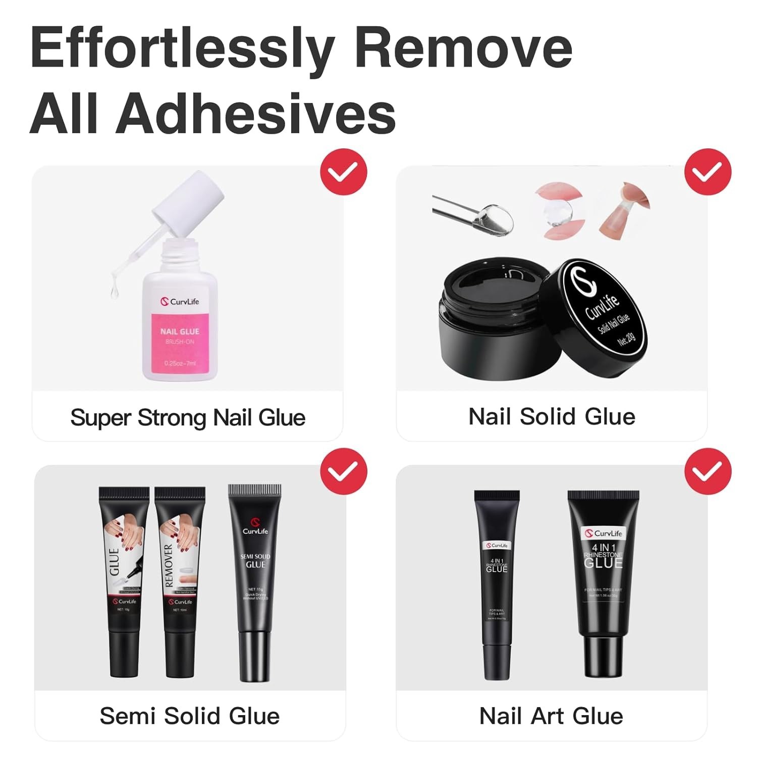 Multi-Functional 20ml Nail Glue Remover – Safe for Natural Nails and Press-Ons