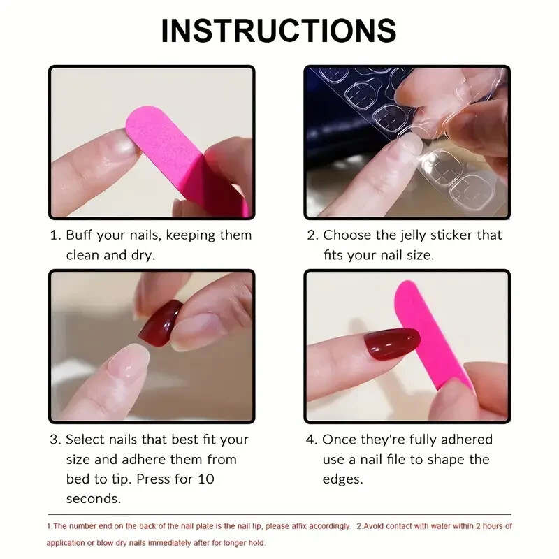 24pcs Golden Mirror Wearable Nail Advanced Wearable False Nails