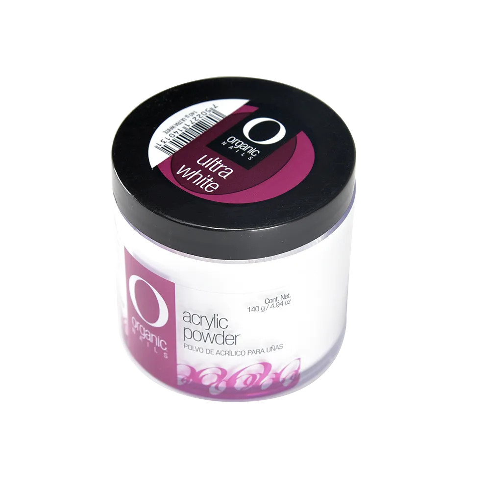 Organic Nails Ultra White Acrylic Powder Polvo de Acrilico 50 g 1.76 oz