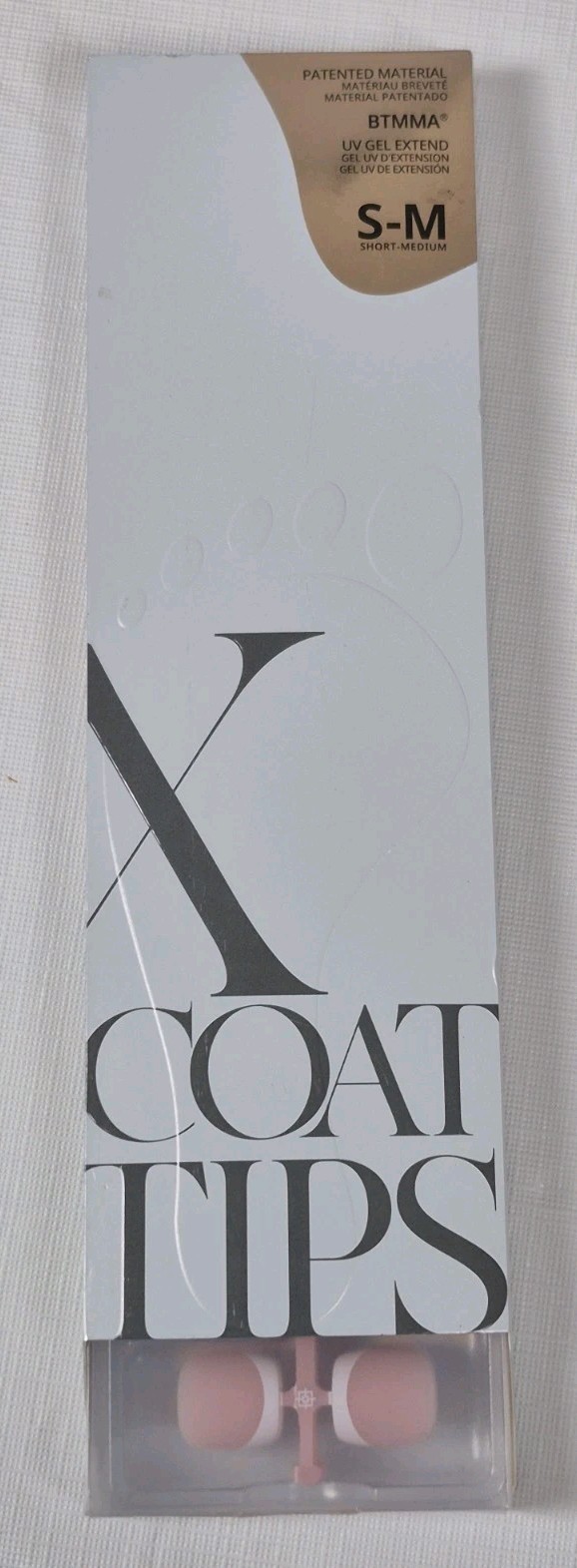 BTartboxnails Toenail XCoatTips 215 Short – Medium UV Soft Gel Extension New