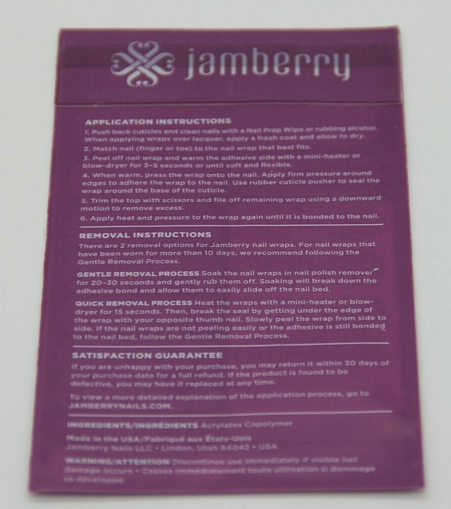 Jamberry Nail Wraps (New, PK02-Gray & White Polka, 1 Full Sheet, Adhesive)