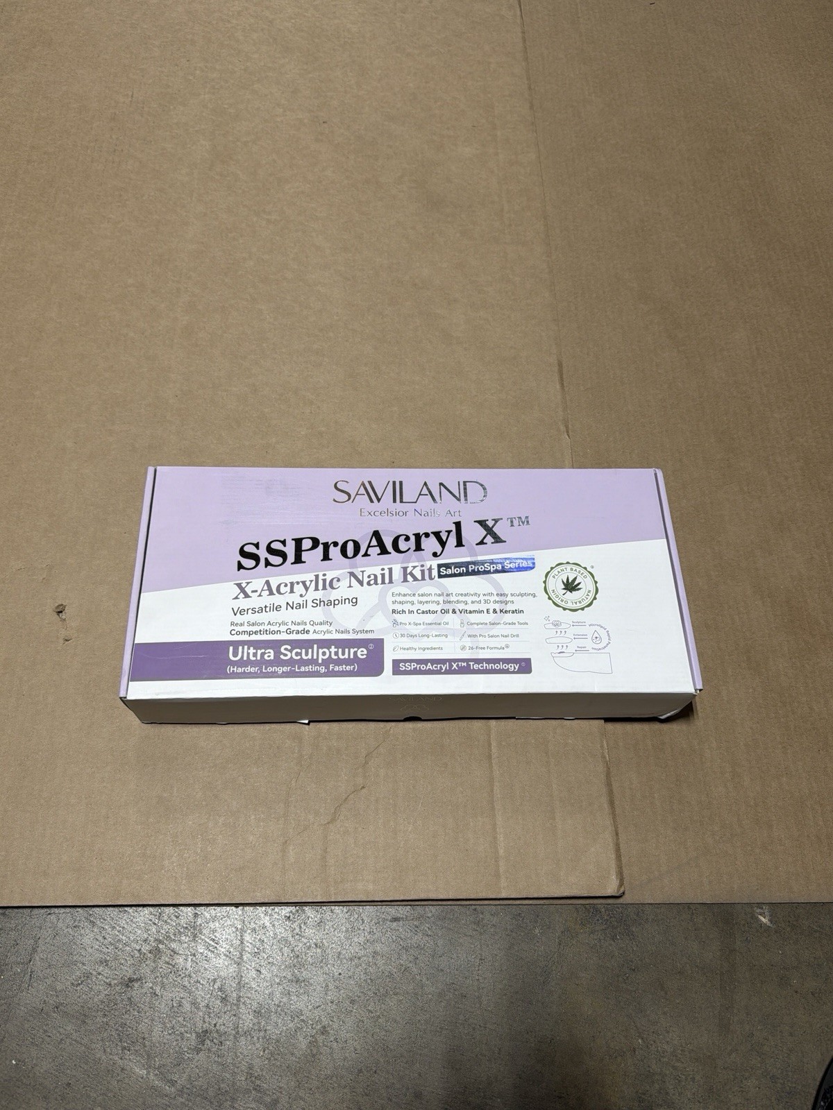 Saviland SSProAcryl X Acrylic Nail Kit Salon Pro System X-Acrylic Nail Set New