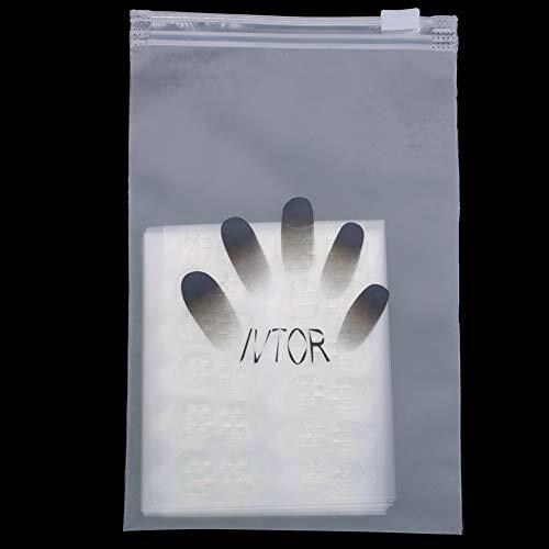 Waterproof Breathable Jelly Double Sided Adhesive Tabs Nail Glue 10 Sheets