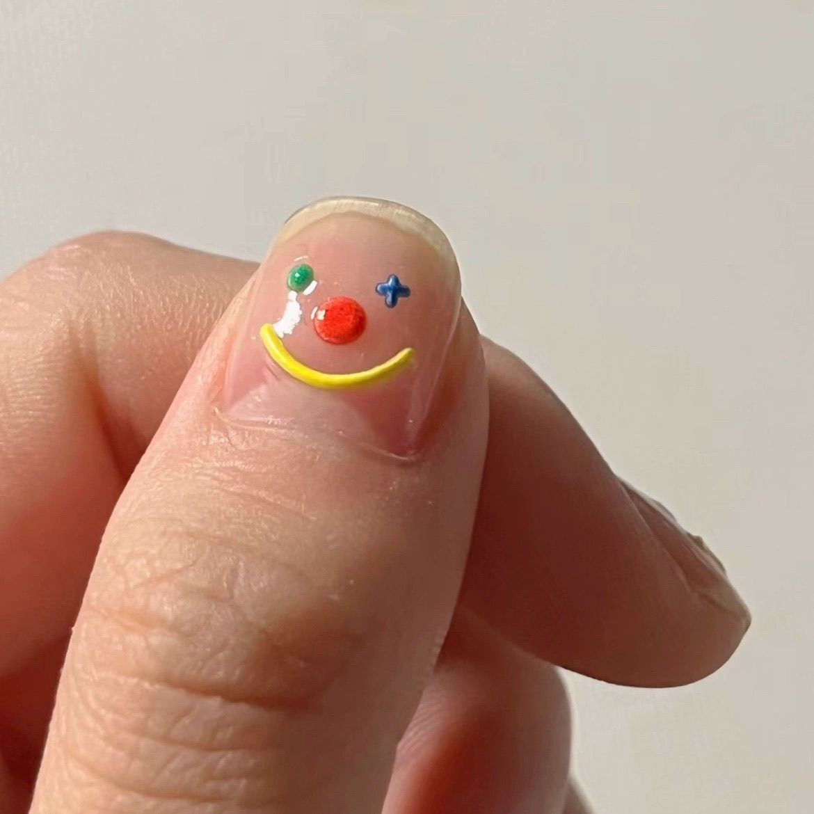 3D Childlike Emoji Cute DIY Nail Art Stickers Decor Cute Embossed Decorative