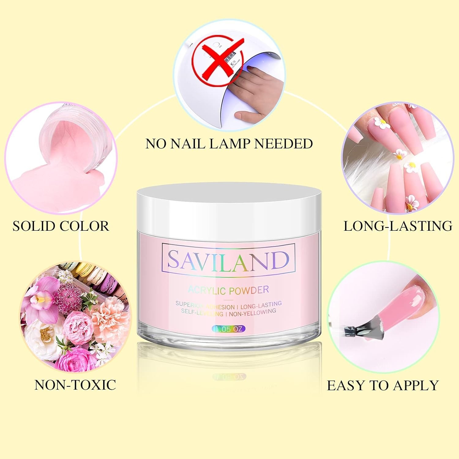 Easy-to-Use 30g Pink Acrylic Nail Powder for Beginners & Pros – No Lamp Needed