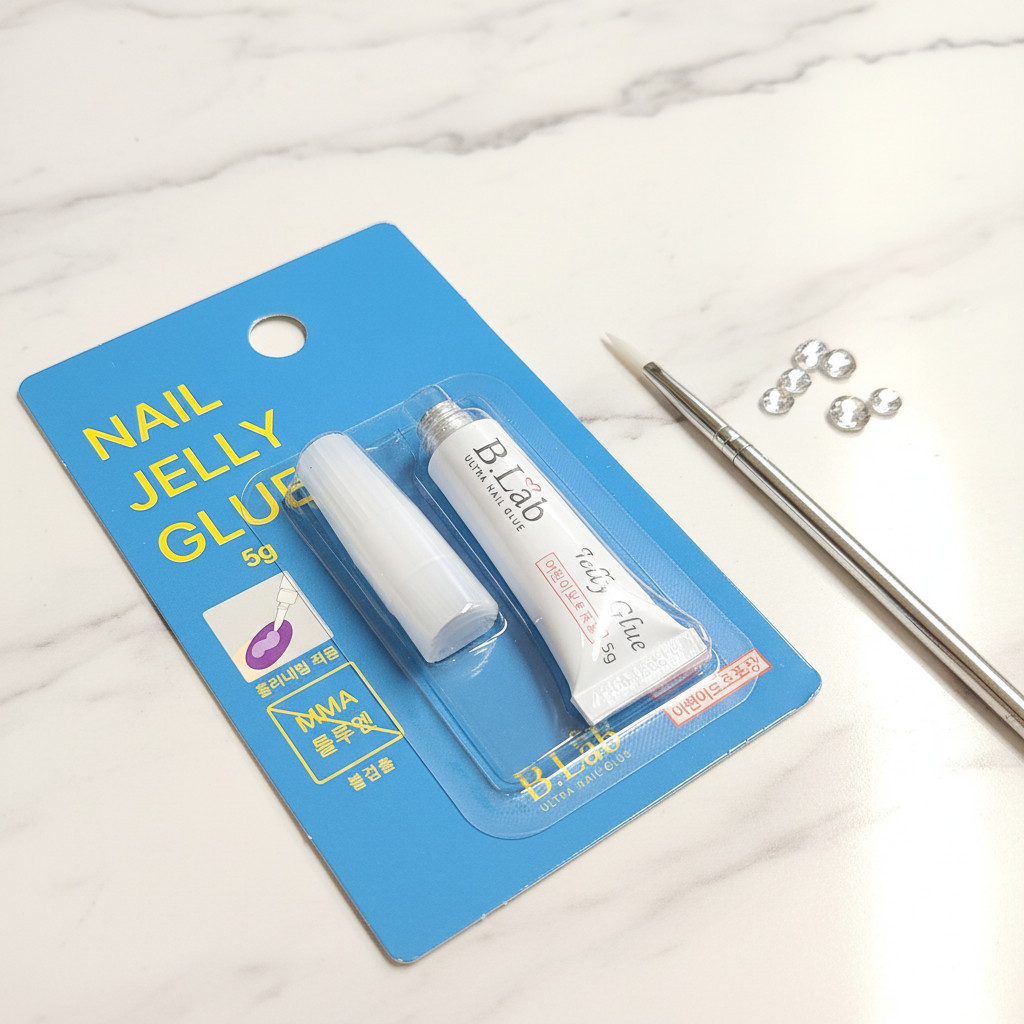 B.Lab Nail Jelly Glue 5g Strong Gel Nail Glue No Run MMA Free Nail Art