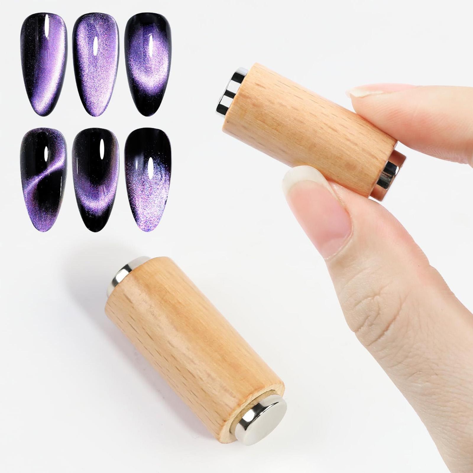 Y-shaped Nail Magnet Stick Wire Tools For Creating Heart & Ingot Shapes On Nails