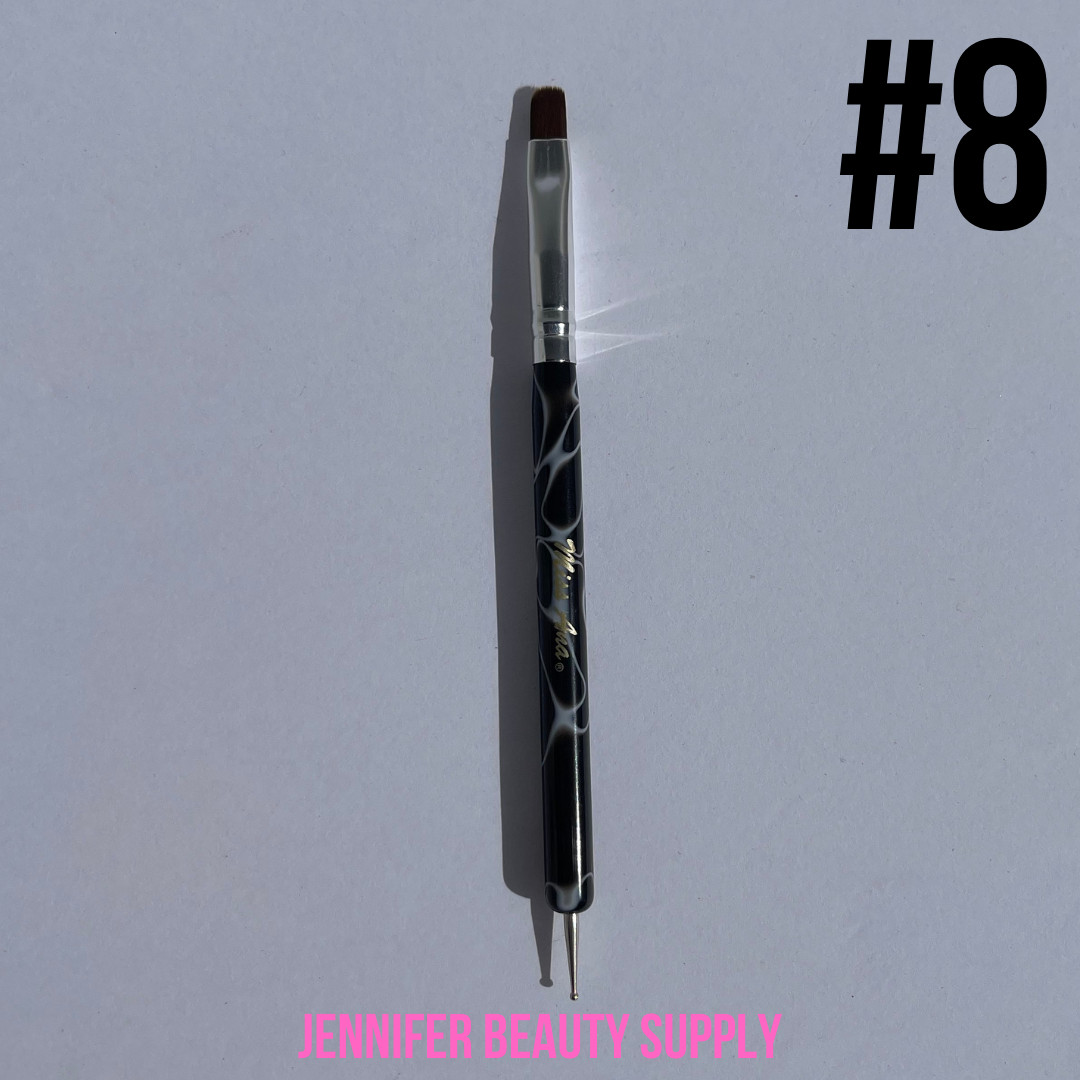 KOLINSKY SABLE BRUSH 2 WAY ACRYLIC PROFESSIONAL FRENCH MANICURE CLEAN UP