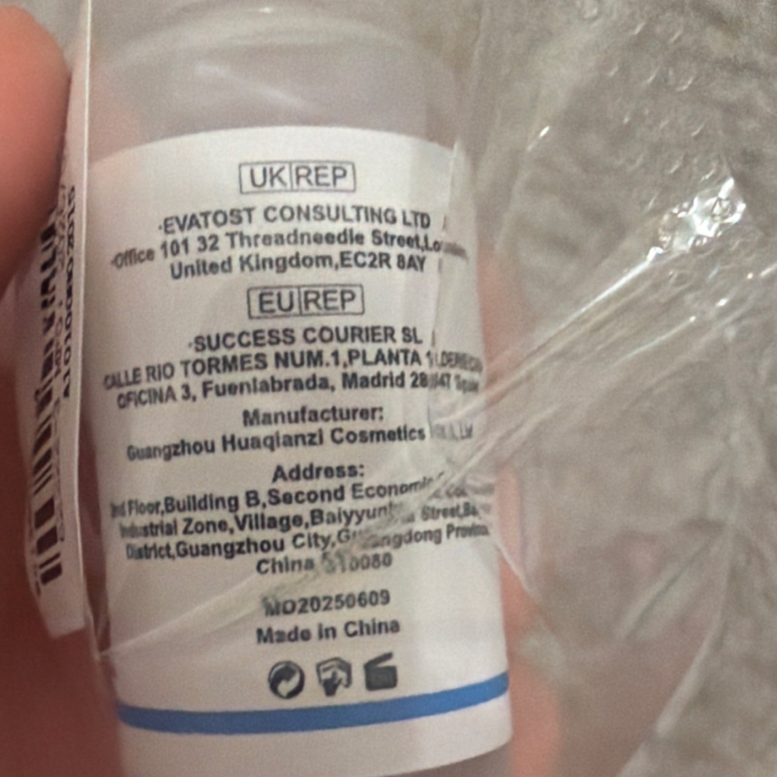MAD DOLL Nail Debonder Clear/White Soak-Off Easy Cleaning for Acrylics/Gels 12ml