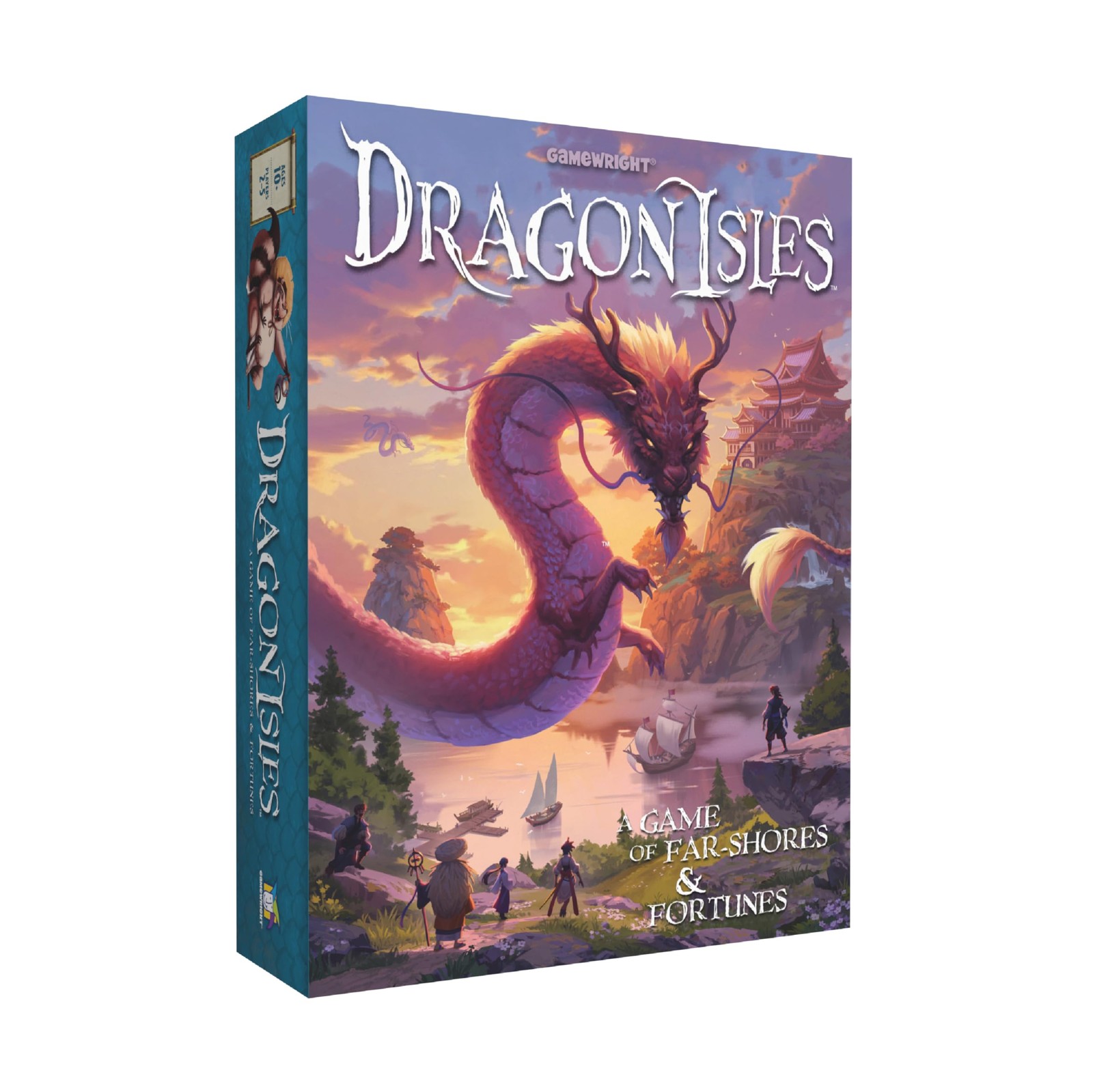 DragonIsles – Fantasy Adventure Family Board Game for 2-5 Compact, Multicolor