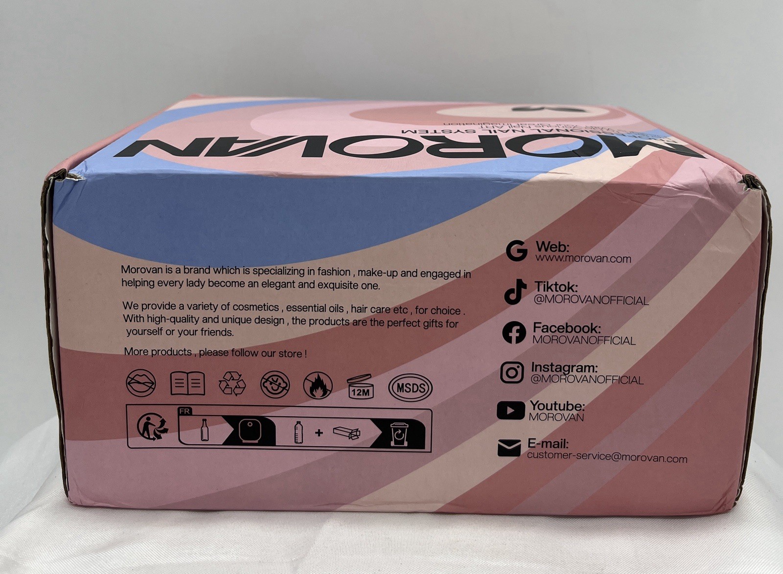 Morovan Professional Nail System Acrylic Nail Art Starter Practice Kit Brand New