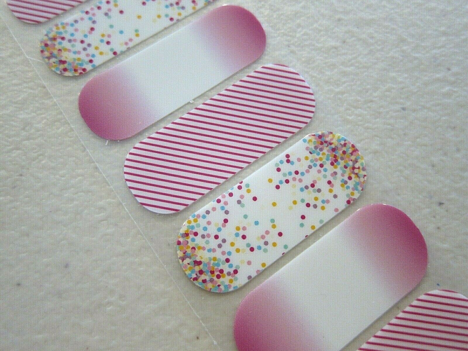 Jamberry Nail Wraps ~ HALF SHEET ~ HAPPY BIRTHDAY Spring Celebration