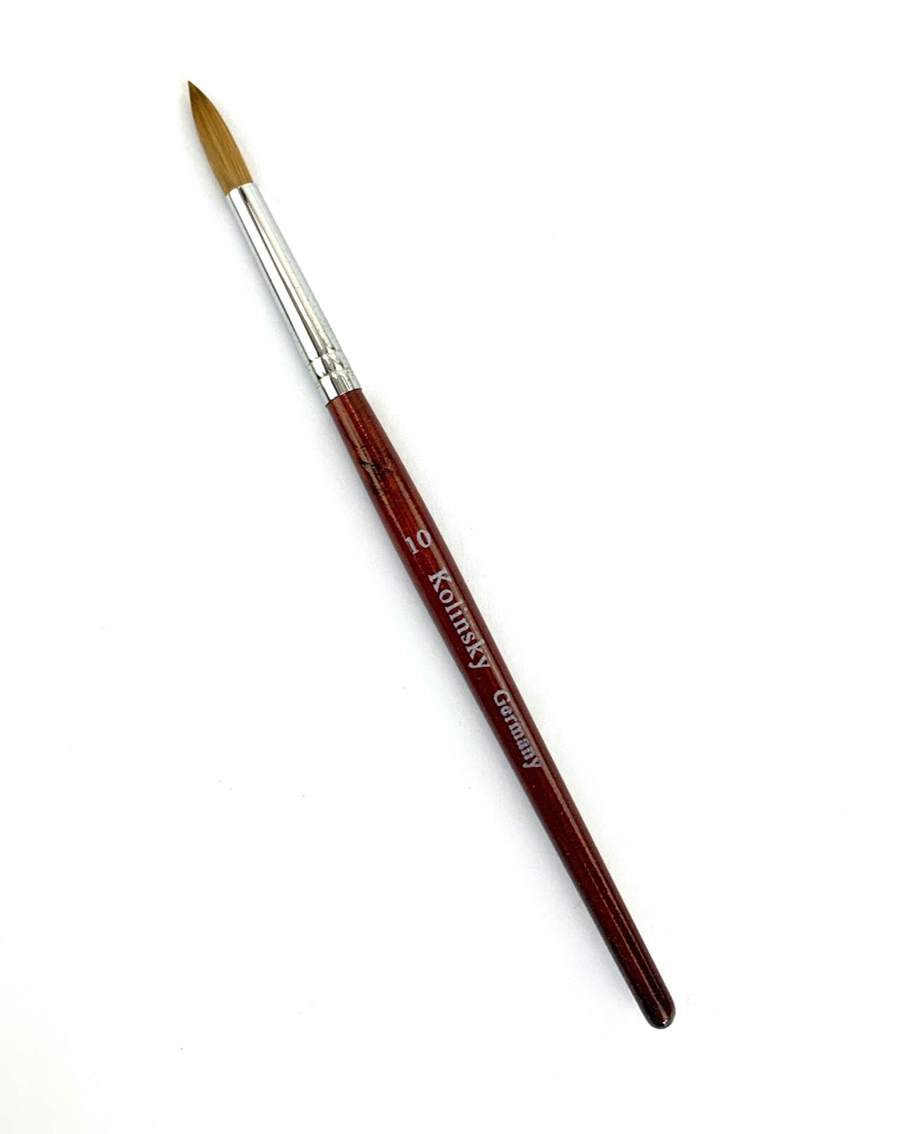 Professional Spiral Kolinsky Acrylic Nail Brush Size 10