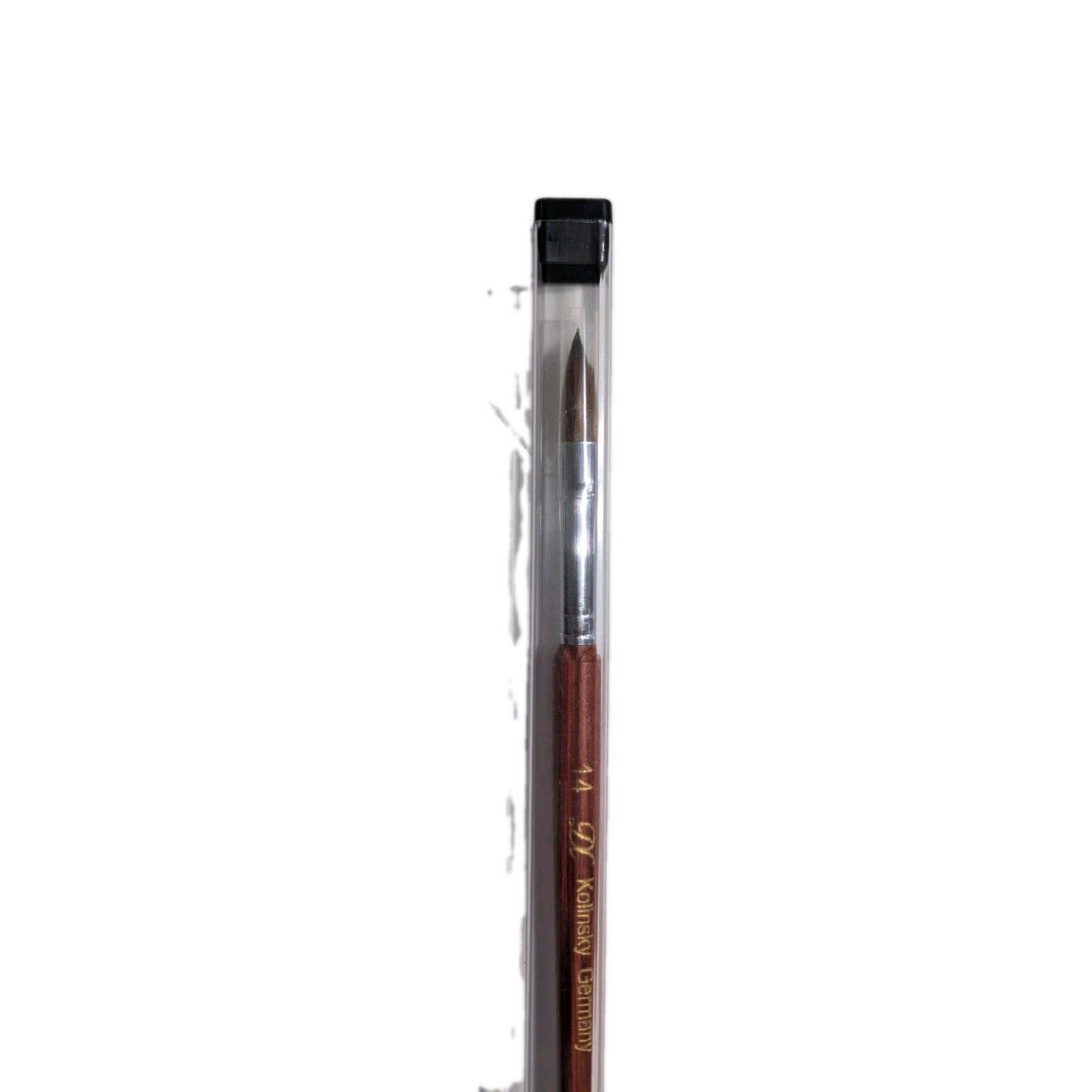 Red Wood Kolinsky Germany Acrylic Nail Brush Round size 14