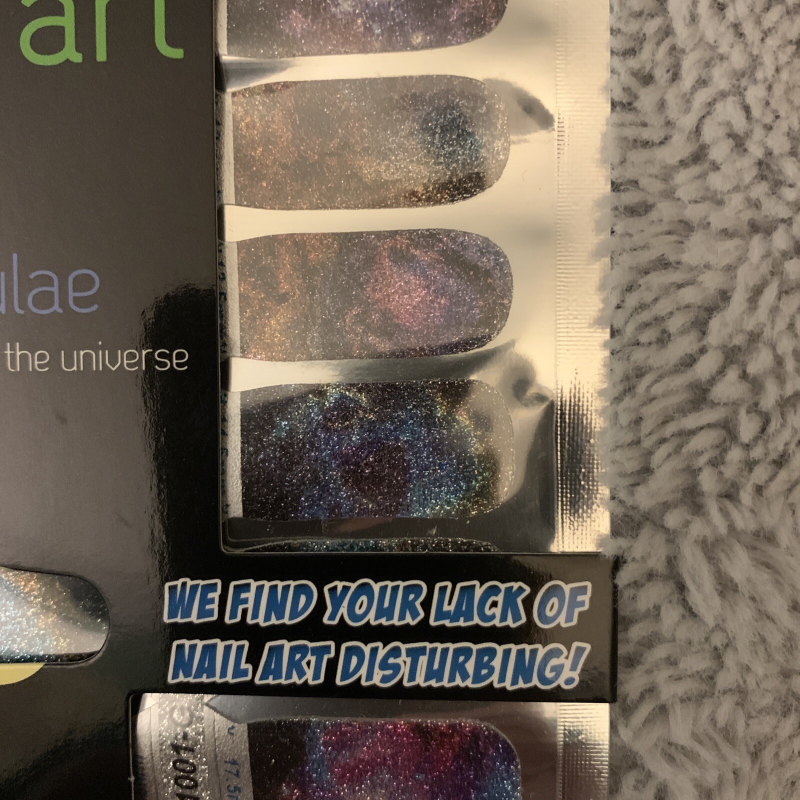 Espionage Cosmetics Nailed It Nail Art Nail Wraps – Nebulae