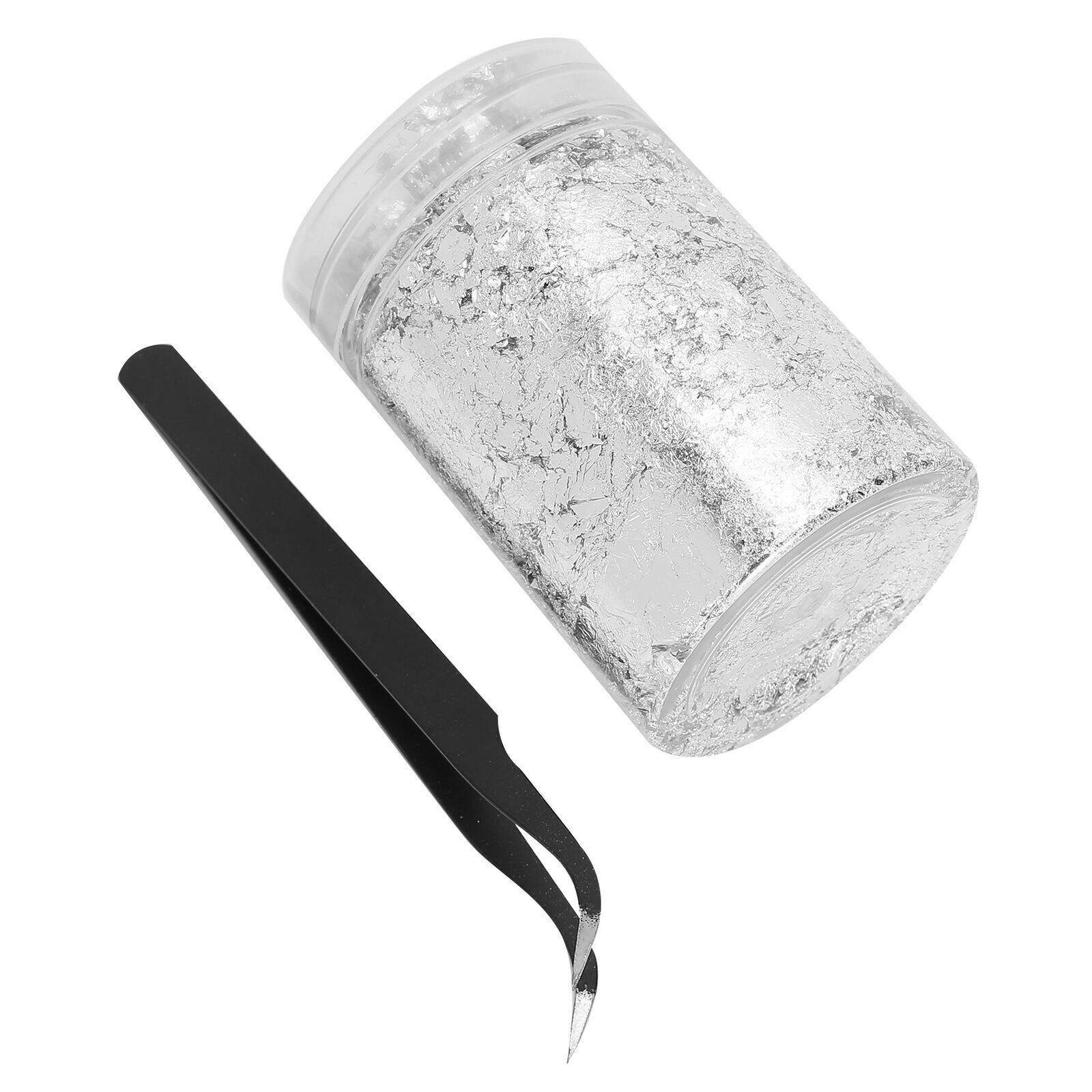 Nail Art DIY Gold Flakes Shiny Silver Foil Glitter Decoration Manicure Tool