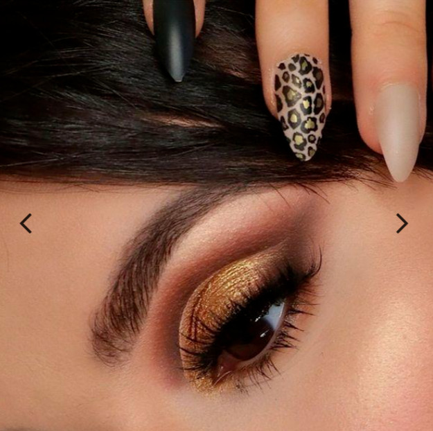 CALA *LEOPARD LUX* Stiletto Matte & Metallic Wild Print Press On Mani✨