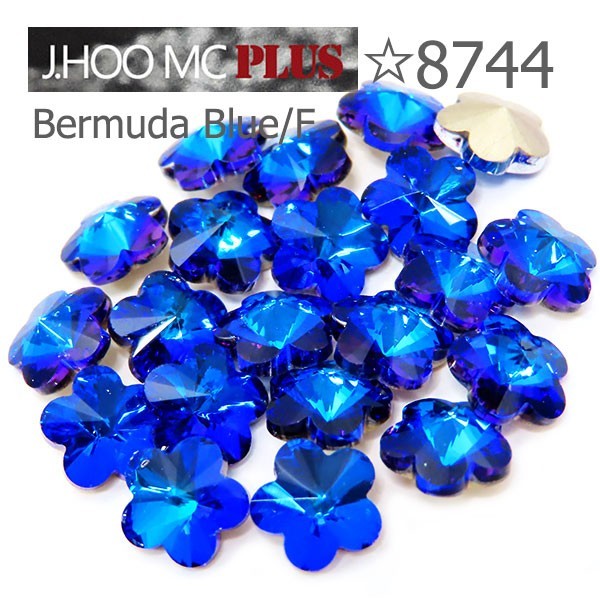 J.HOO Crystal 8744 Rivoli Flower V-Cut Fancy Rhinestones 6mm Nail Art (10pcs)