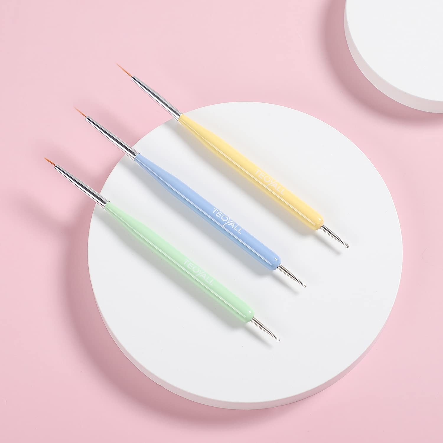 Lightweight Professional Nail Brushes – 6 Essential Art Tools for Perfect Nails