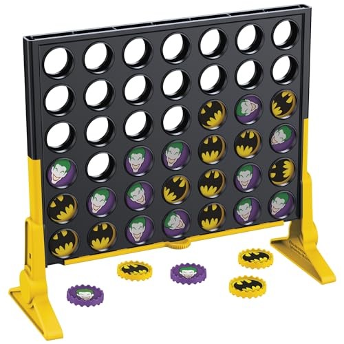 Connect 4 Batman Game | Batman-Themed 4 in a Row | Small, Not Applicable