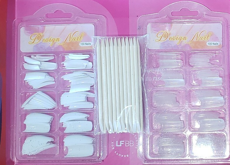 COSCELIA NEW Nail Acrylic Powder Tools Kit Manicure Tips Brush Starter Set DIY