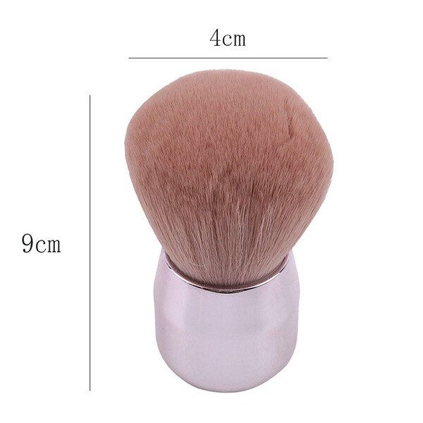 Soft Aluminum Handle Nail Cleaner Brush Nail Art Dust Brush Nail Art Tool