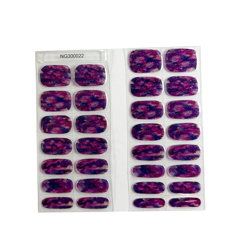 Semi Cured Gel Nail Wrap 30 Strips High Quality Stickers Unique Design Long Last