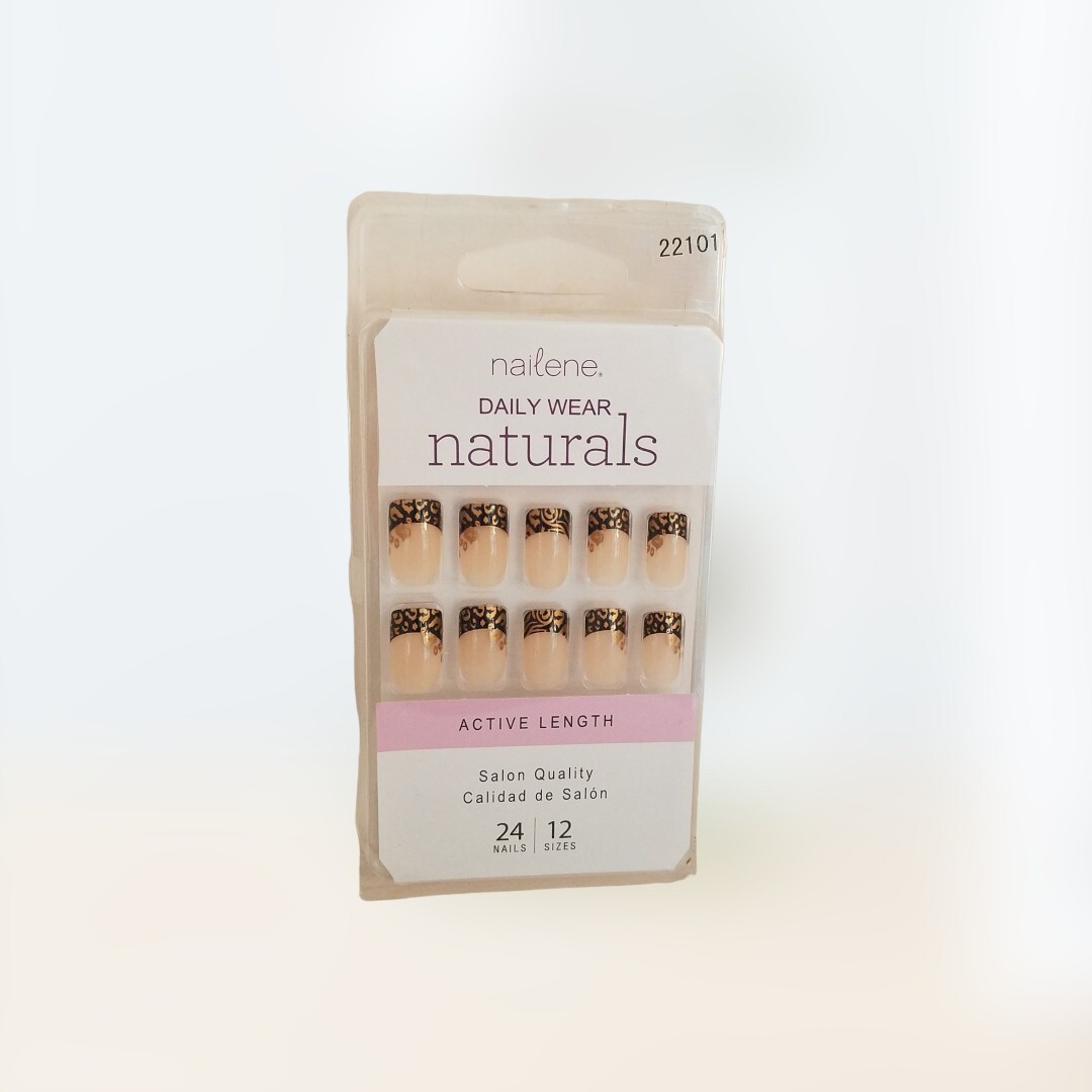 Nailene DAILY WEAR NATURALS Active Length Salon Quality 24 Nails 22101