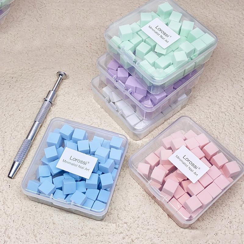 50pcs Nail Sponges Manicure Sponges Soft Nail Art Small Sponges Manicure DIY