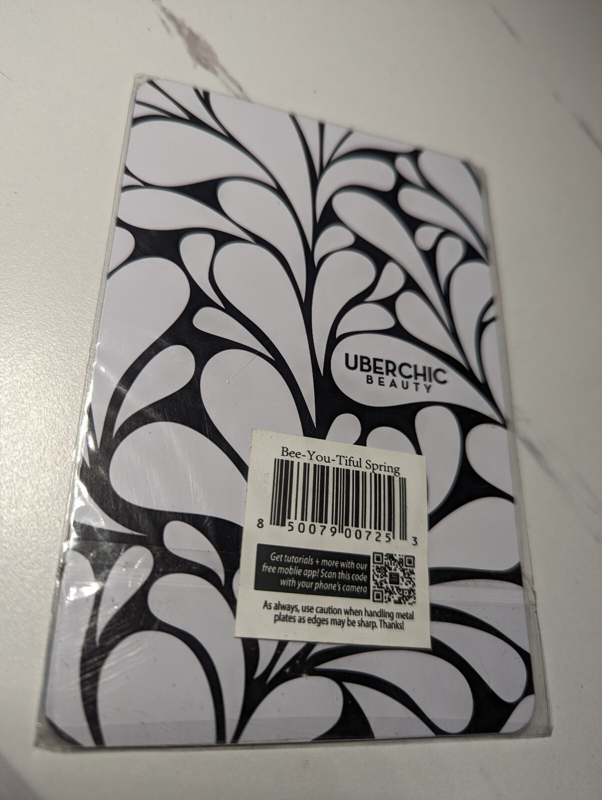 UberChic Beauty Nail Stamp Plate Bee-You-Tiful Spring Brand New