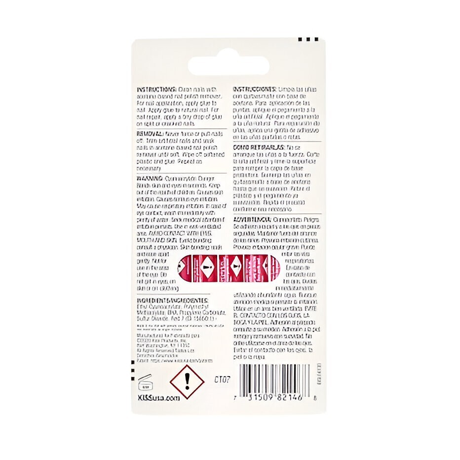 Kiss Pink Gel Nail Glue 1PK