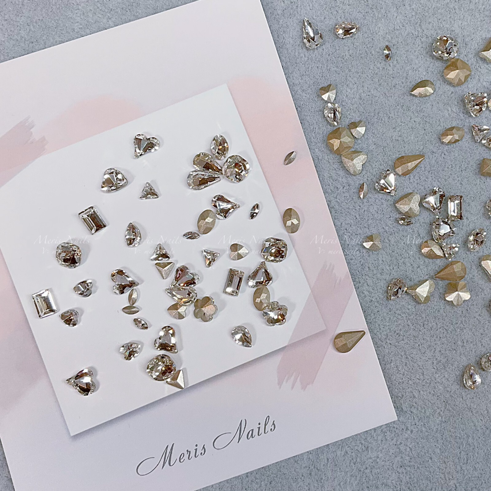 100PCS K9 Glass Crystal Pointed Back Rhinestone Nail Accessories DIY Decoration