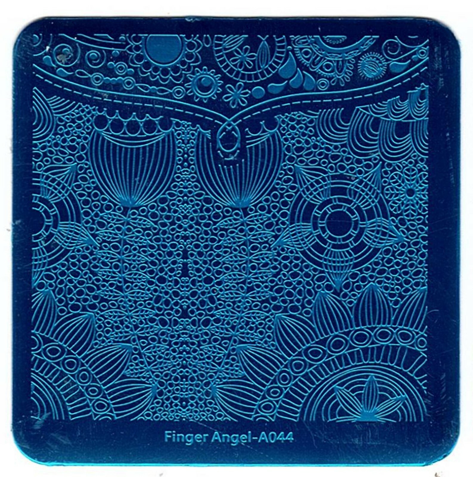 Lot of 10 Finger Angel Design Manicure Nail Art Image Stainless Steel Templates