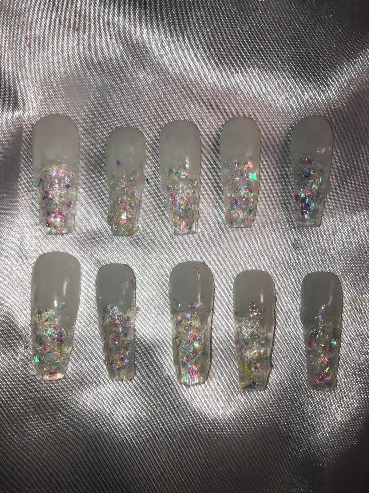 Z NAILZ! Gorgeous set of Handmade Z CLAWZ! Custom Alligator Press On Nails