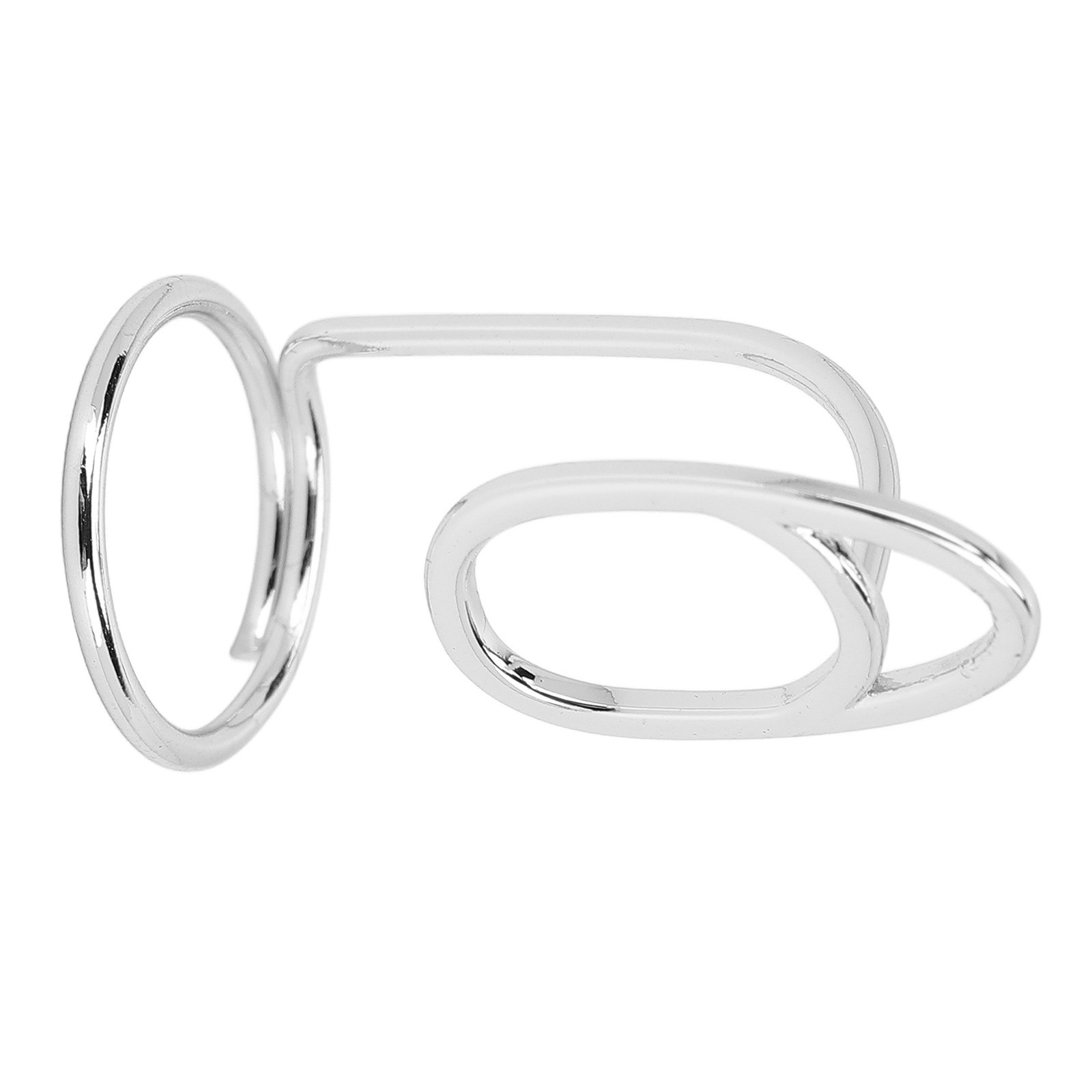 Nail Art Fingernail Rings Unique Women Finger Nail Cover Ring Decoration Jewelry