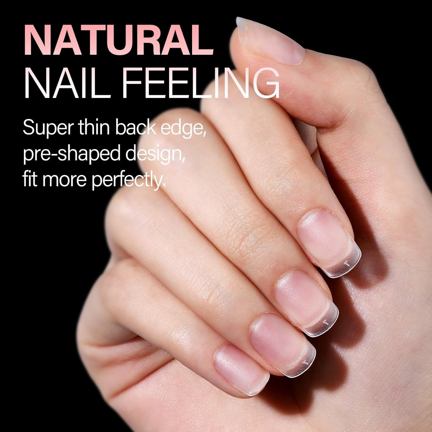 240 PCS Ultra Short Square Gel Nail Tips – Matte Finish for Effortless Elegance