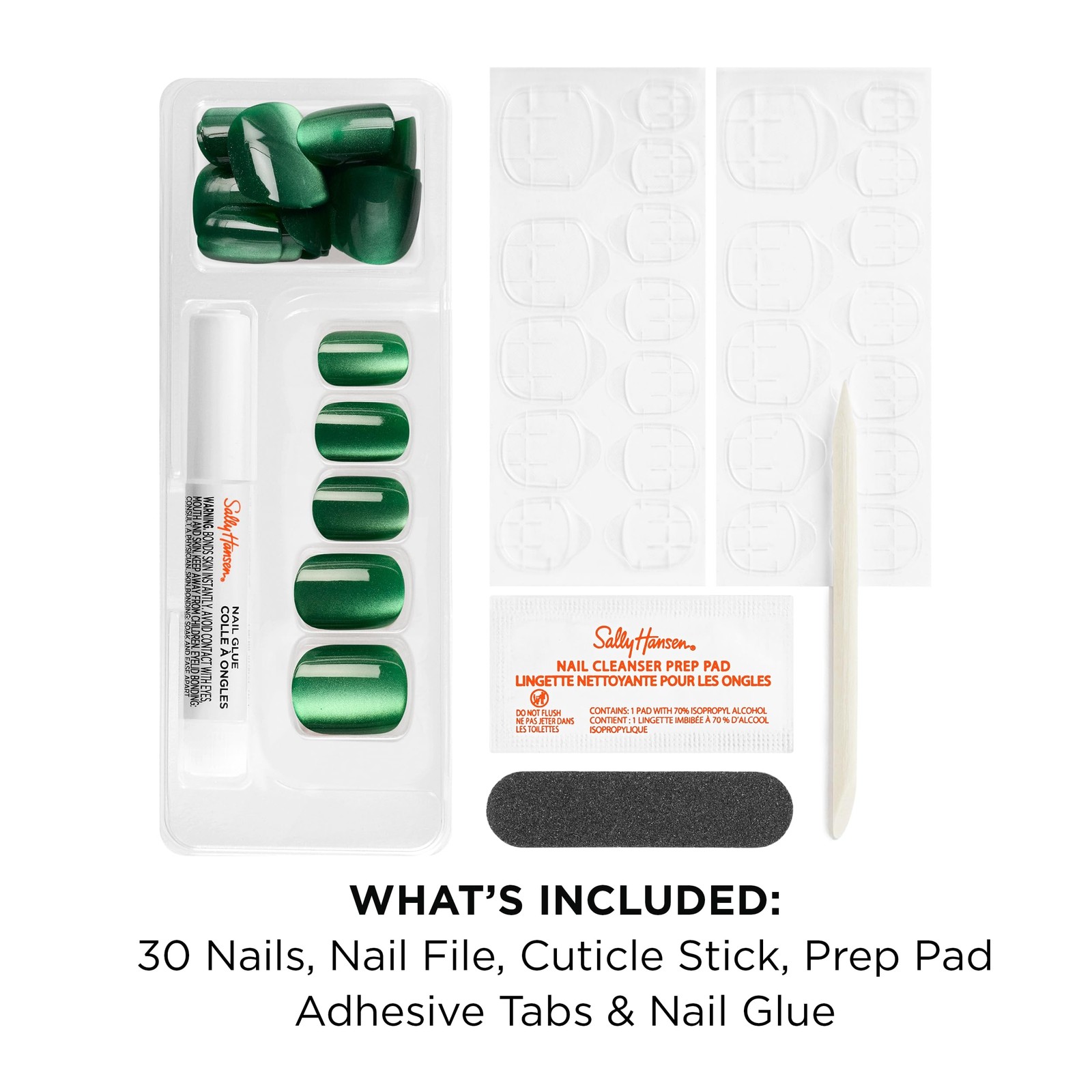 Sally Hansen Salon Effects Perfect Press-On Nails, Rocket Fuel