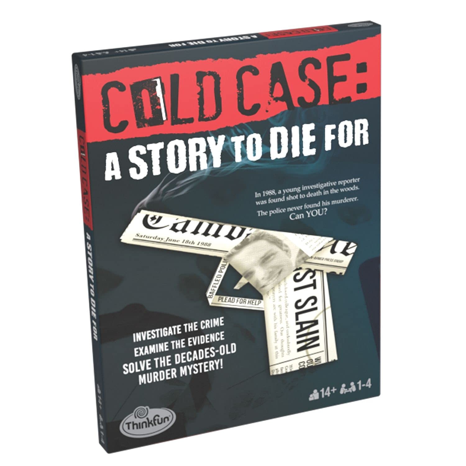 ThinkFun Cold Case: A Story to Die for – Interactive Compact, Multi-color