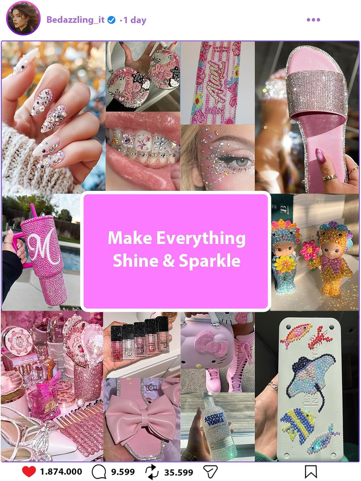 Jelly Rhinestones Bedazzling Kit 33000pcs 40 Grids 32 Colors Decor Jewelry Glue