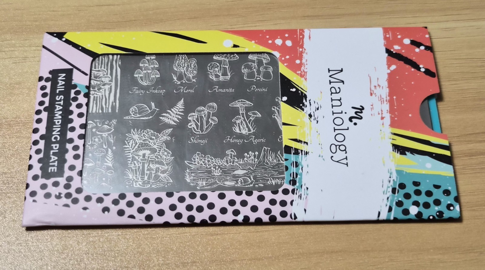 Maniology Nail Stamping Plate Lot M280 M068 M305 HTF Retired Mushroom Forest Lot