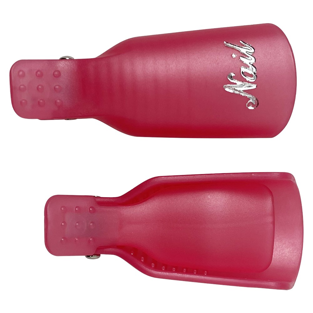 10pcs Pink Plastic Nail Art Soak Off Clip Cap Tenderly Remove ExternalDecoration