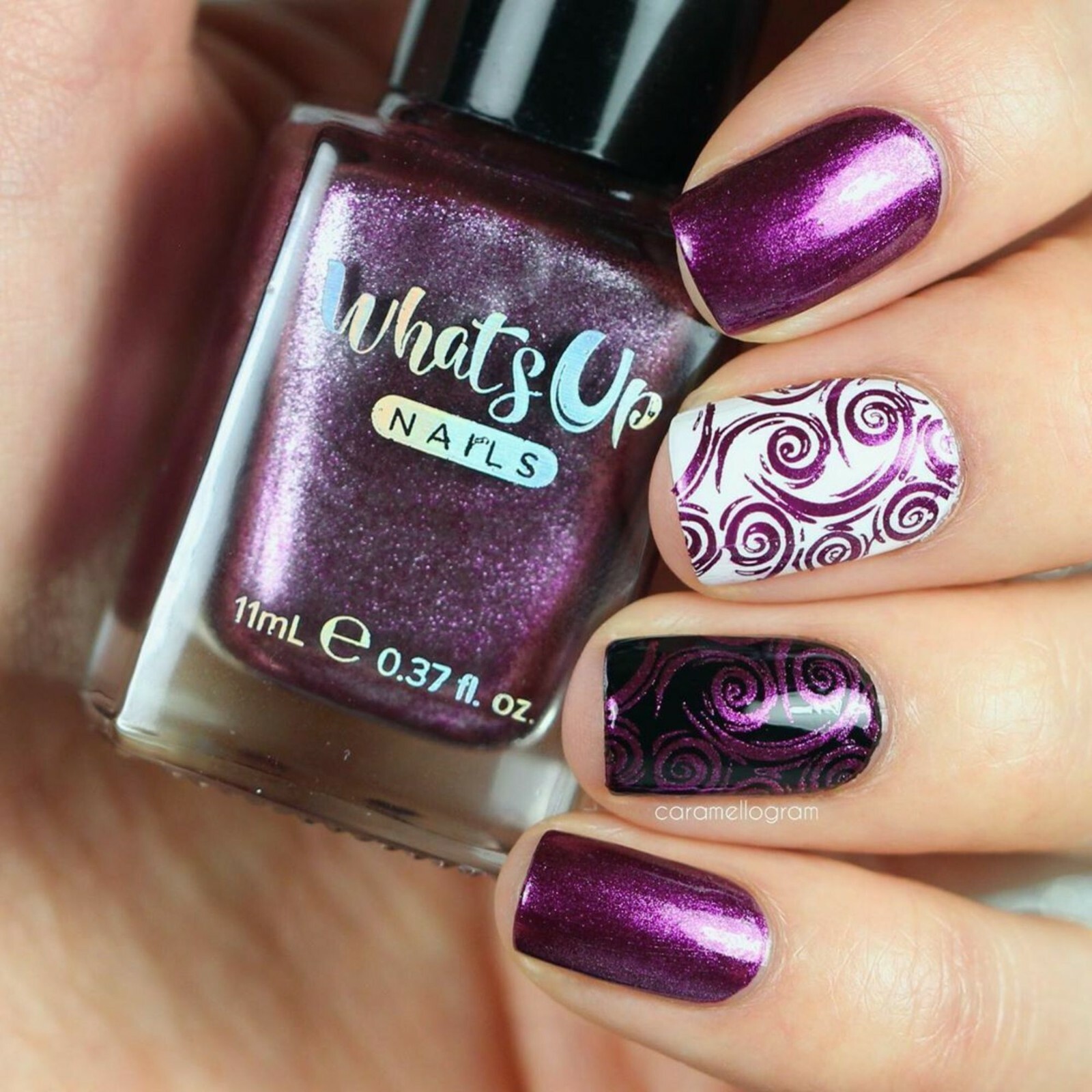 Looking for a Star Stamping Polish (Metallic Dark Purple), Nail Polish, Nail Art