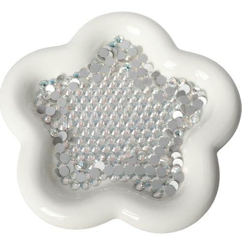 Diamonland Flatback Glass Crystal Rhinestones Rounds Gems for Bedazzling Nail…