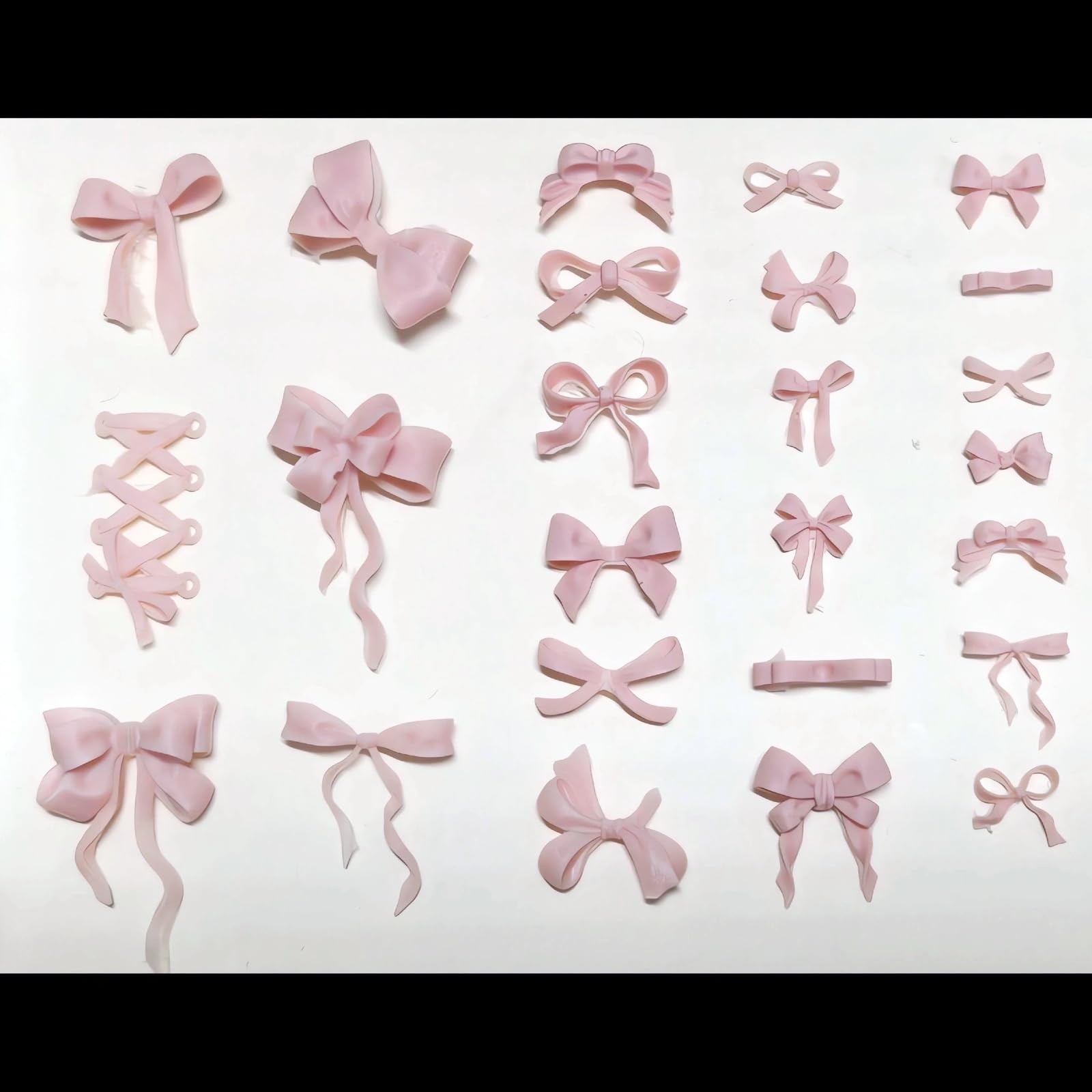 3D Bow Silicone Nail Molds, Cute Bow Nail Art Sculpture Mold for Resin Epoxy,…