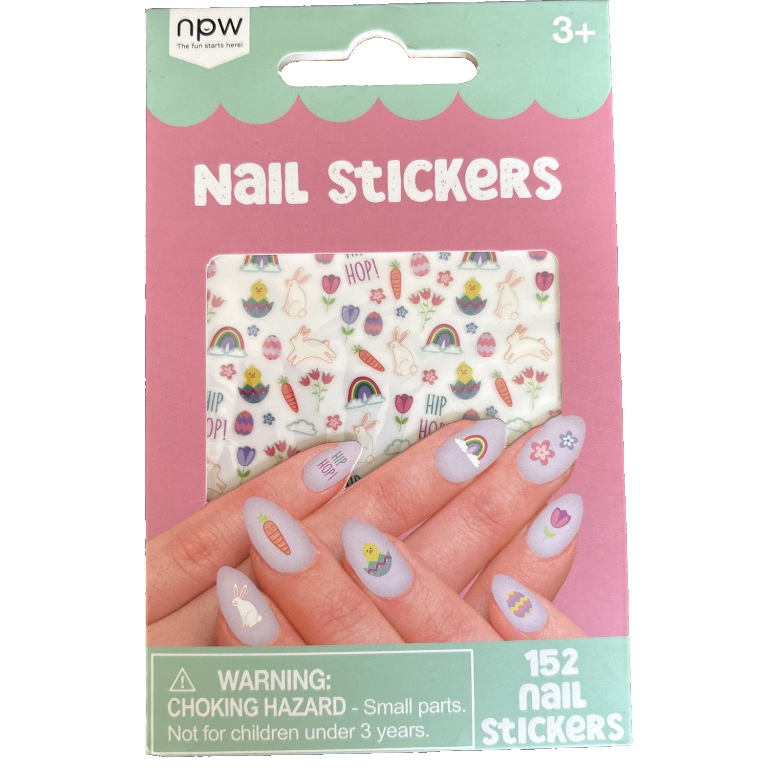 152 Spring Nail Stickers Flowers Butterflies Easter Decals New